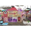 commercial indoor playground with soft play equipment and tunnels