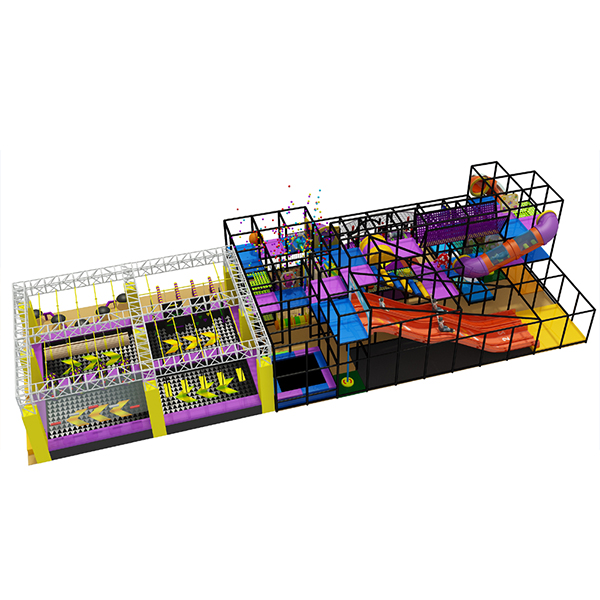 Fabricante de parques infantiles interiores, zona de juegos y toboganes ninja globalltoy