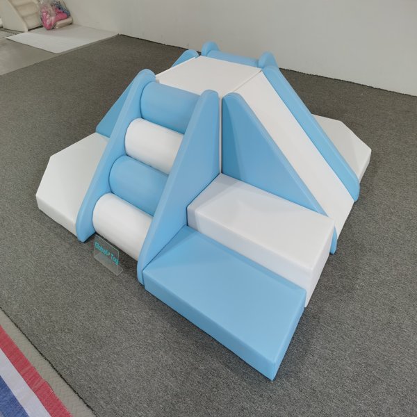 soft-play-climbing-set-blue-safe-toddler-slide-ramp-daycare-equipment-wholesaler