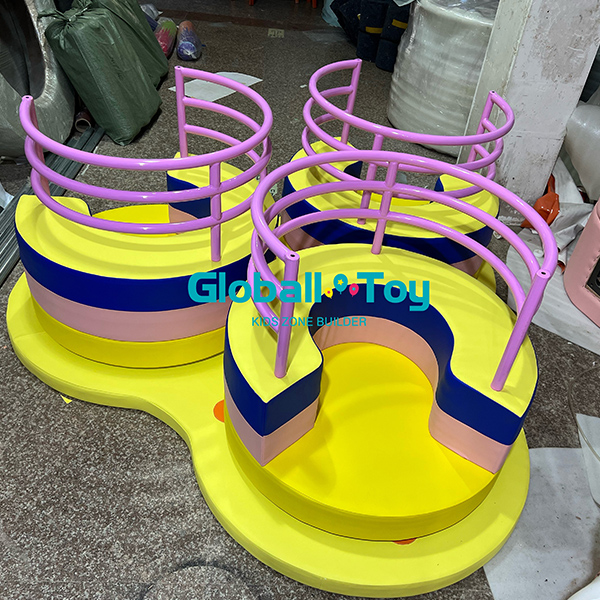 Spirale colorée Spiral Soft Slide pour les parcs d'attractions pour enfants