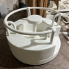 Beige White Indoor Soft Play Roundabout Toy