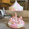Indoor soft merry go round horse ride for kids zone