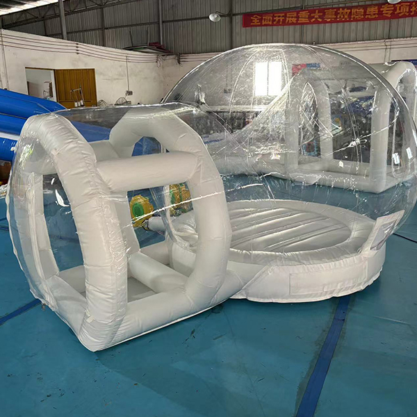 Portable soft play bubble dome for children's events