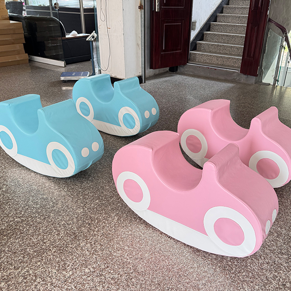 Soft foam car rocker chair for toddler nursery