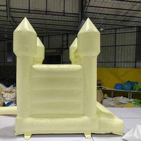 Kids pastel inflatable castle jumper for birthday parties