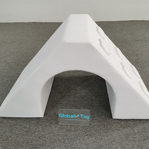 soft triangle crawl tunnel for toddler party rentals