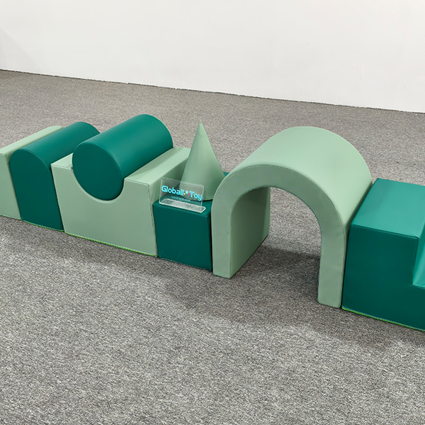mint and pastel kids crawling blocks for rental