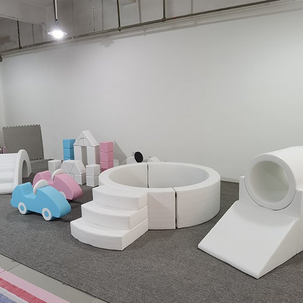 white-soft-play-slide-and-tunnel-combination