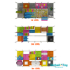 indoor playground soft play structure with ball pit and slide commercial supplier