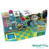 commercial indoor play structure with candy house theme and play zones