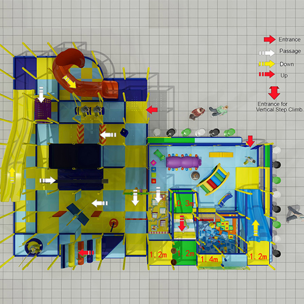 modular indoor soft play equipment for family entertainment center