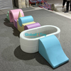Colorful Soft Play Slide and Tunnel Set for Kids