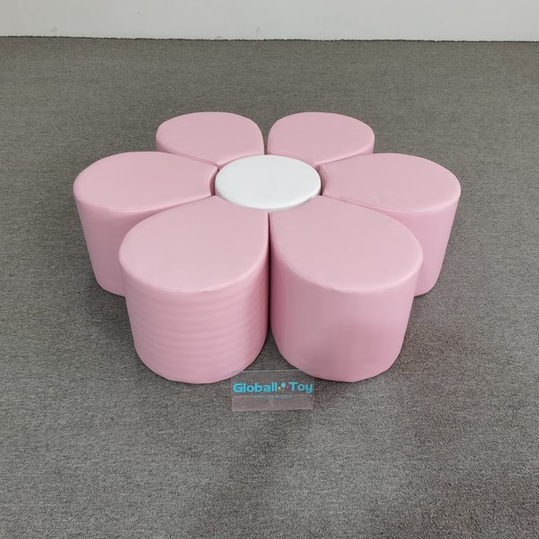 soft-play-flower-seating-pink-soft-stool-set-kids-playroom-furniture-supplier