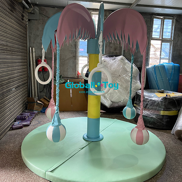 Indoor Rotating Palm Tree Ride for Toddlers and Kids