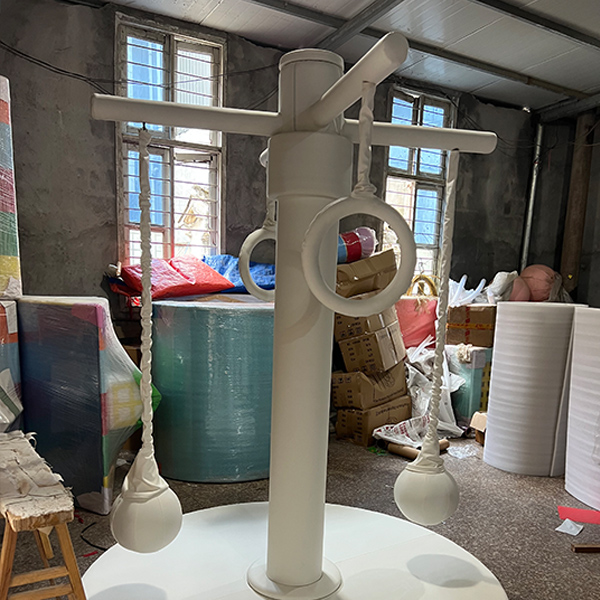 High Quality White Indoor Playground Rotating Swing Soft Play Equipment for Kids Safety Play Areas And Commercial Toddler Activity Centers