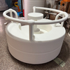 Wholesale indoor soft play merry-go-round in white.