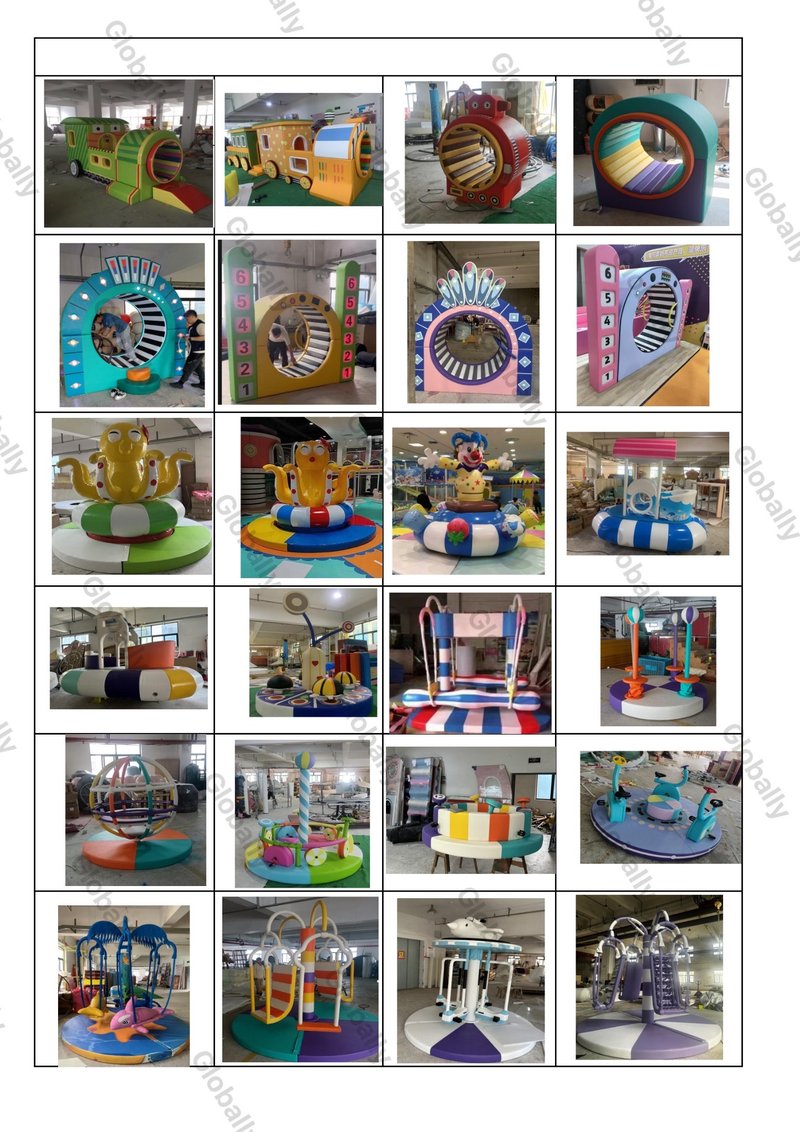 Mini Fantasy Kids Carousel Ride Indoor Soft Play Furniture