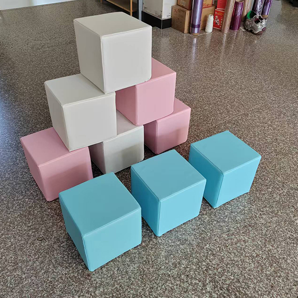 commercial foldable play mat with leather cover