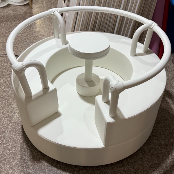 Salón de rotación circular de lujo para distribuidores de ferias comerciales