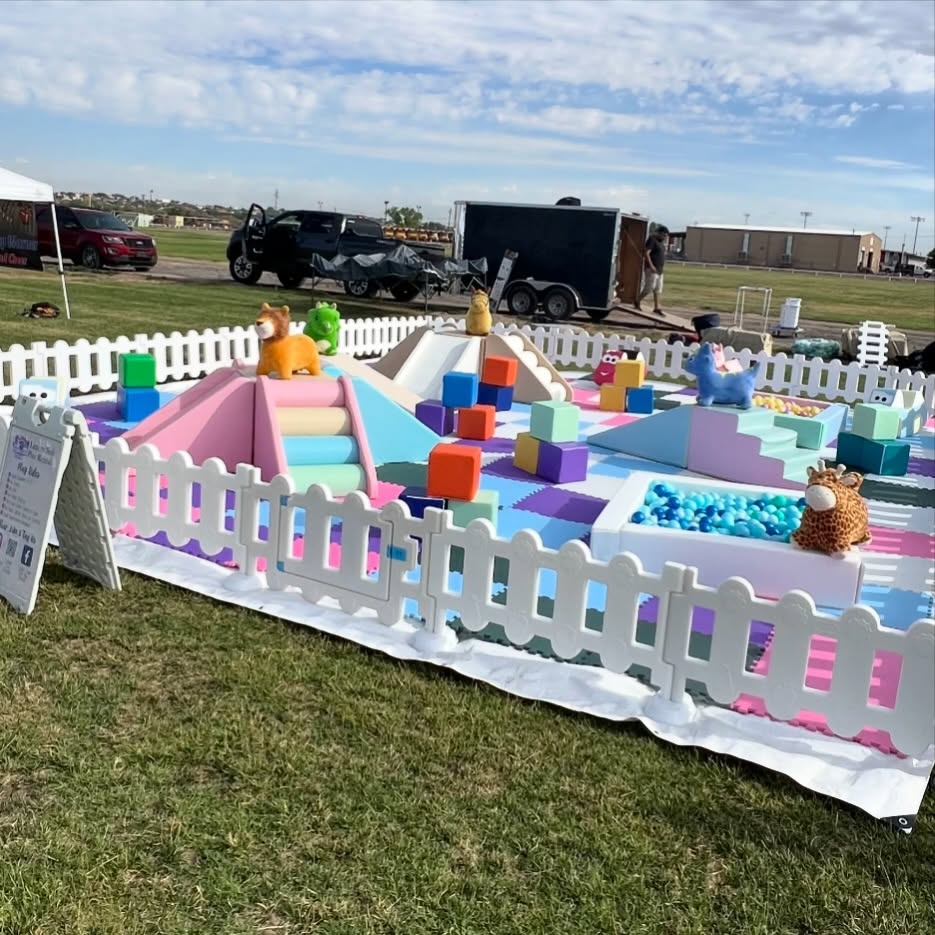 pastel color design all white color soft play package playground equipment for toddler party rental