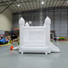 PVC Inflatable White Castle Bounce Slide For Toddlers