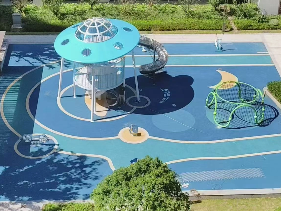 Projektfall: Spielplatz im Freien im Freien in Valencia, Spanien,