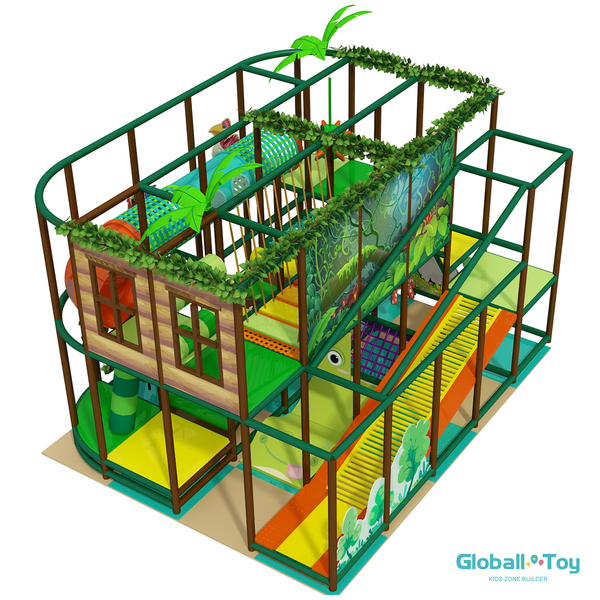 modular jungle playground structure for daycare and shopping mall