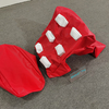 Red soft tunnel climbing set uninflated