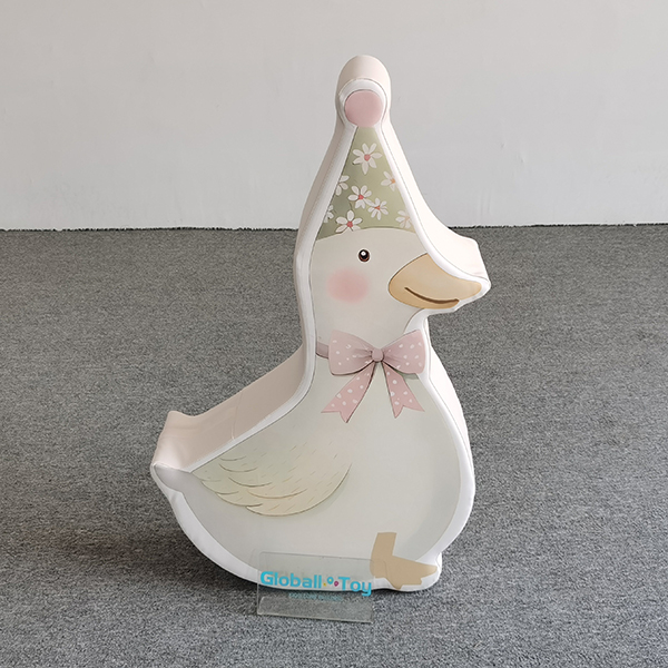 Cute duck soft rocker toy for toddler play area