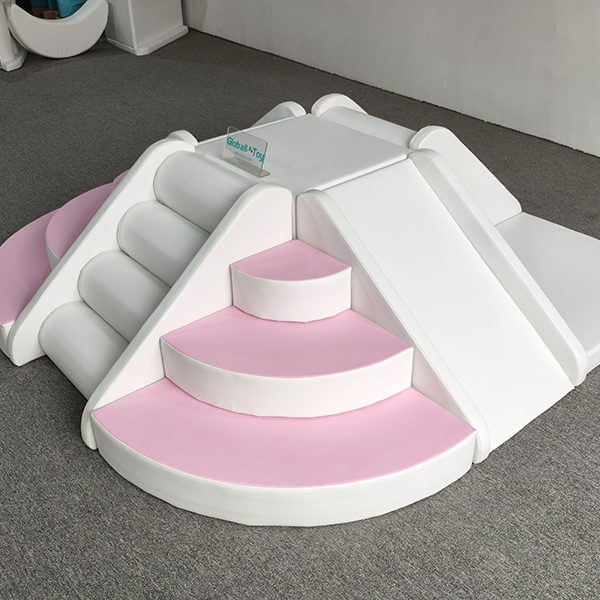 Centros de actividades de Donut Play White Soft Play para niños