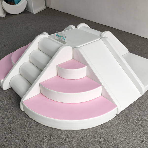 White soft play donut pillow for kids' activity centers