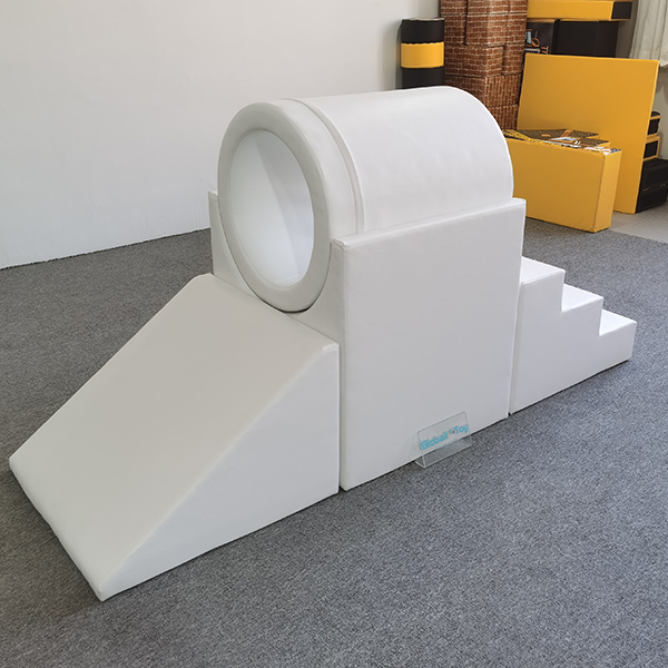 climbing soft play tunnel set for playroom