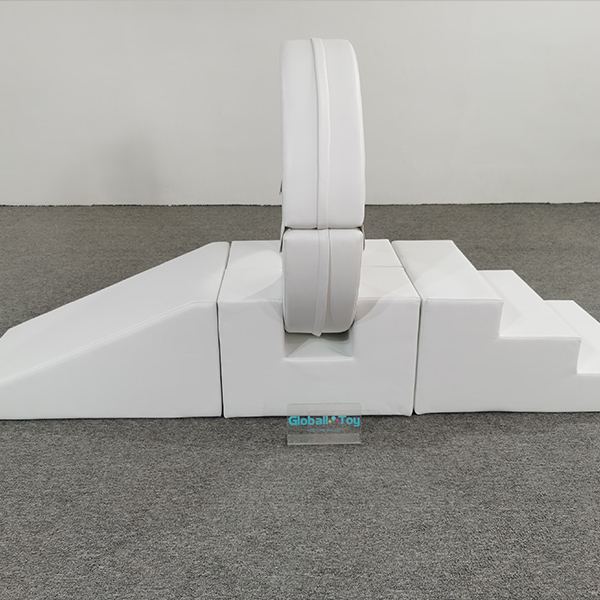 white-soft-play-slide-ring-tunnel