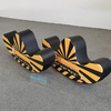 Construction site themed double rocker toys for kids