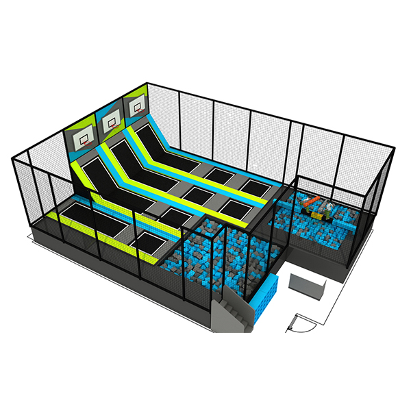 توفر الشركة المصنعة لمنتزه الترامبولين الداخلي globalltoy تصميم وتركيب OEM