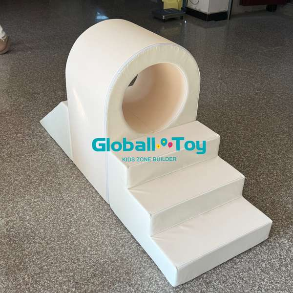 Sertplay Tunnel Climber Set with Steps Ramp and Arch Design per la palestra interna o l'area del parco giochi