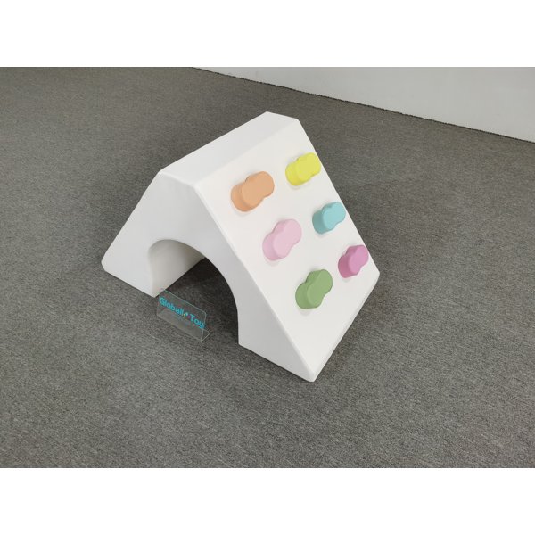 soft-play-escalada-parede-preta-espuma-sala de jogos para crian&ccedil;as