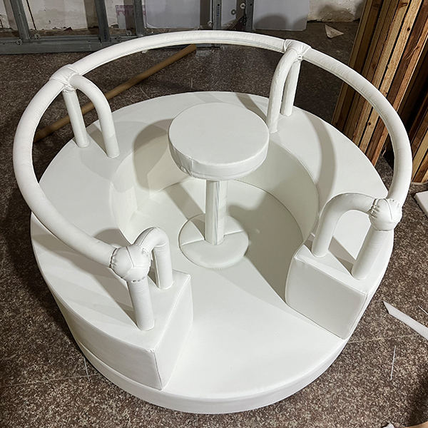 High-Density Foam Indoor Playground Round Carousel