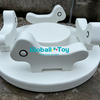 Indoor rotating merry go round soft play horse set for kids