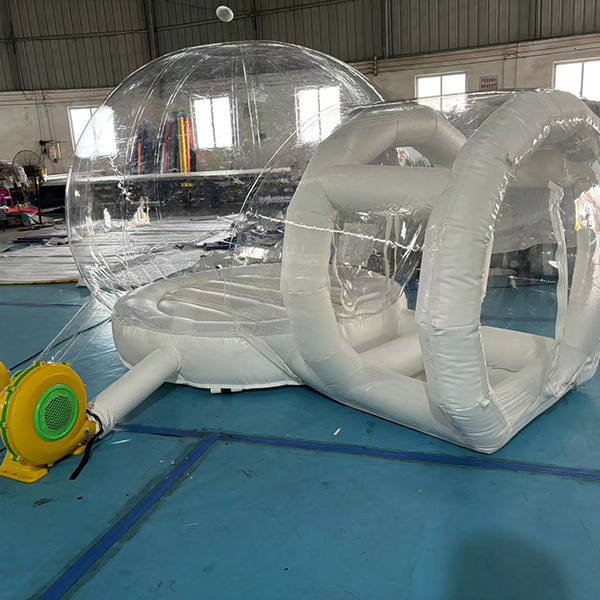 Colorful inflatable bubble tent for kids' soft play areas