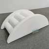 White soft foam arch rocker for toddler play