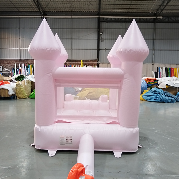 Kids Party Bounce Castle Pink Inflatable Combo Slide For Rental Distributor