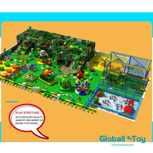 custom indoor playground design for shopping mall operator installation