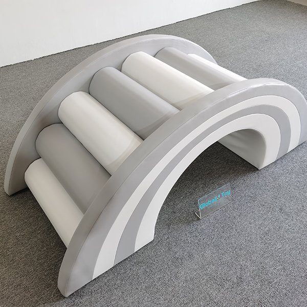 commercial-gray-white-soft-play-arch-roller-bridge
