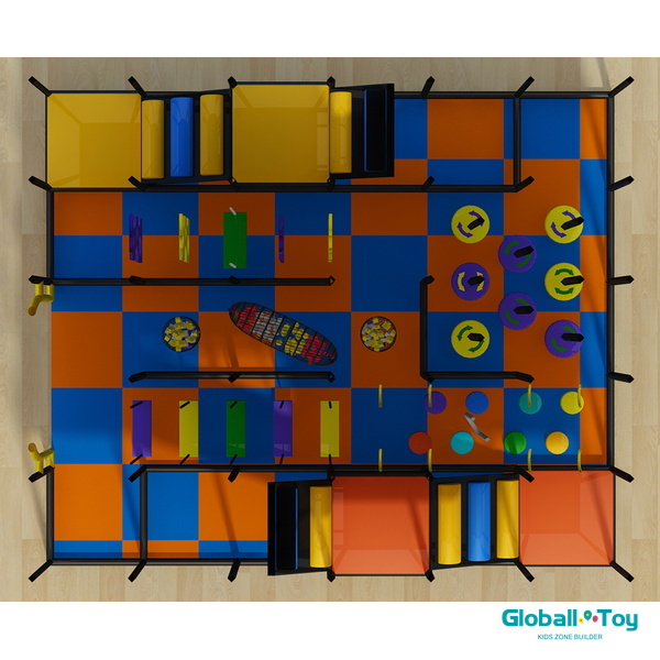 custom indoor playground design and installation for family entertainment centers