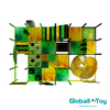 kids indoor amusement playground with slide tunnel climbing and ball pit
