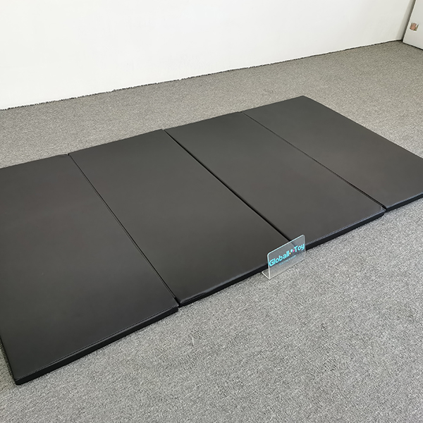 black folding soft play mat for indoor spaces