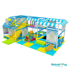 custom beach house indoor play structure manufacturer for kids play centers