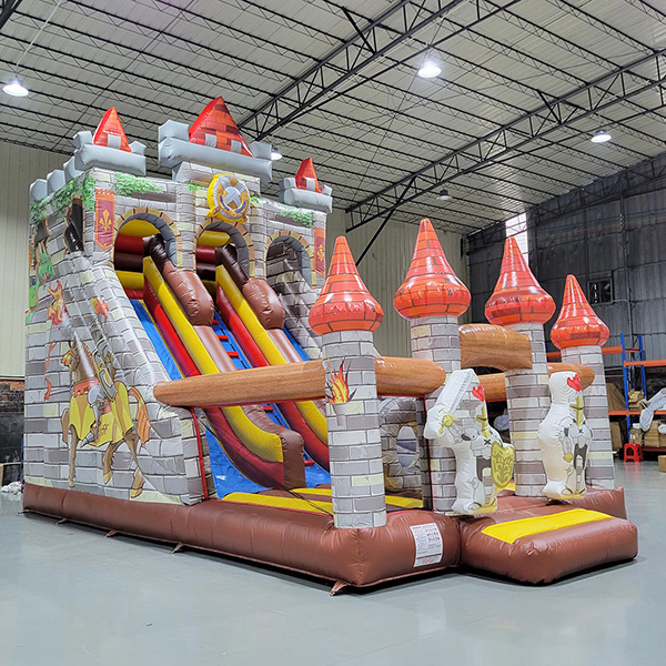 large-medieval-theme-bouncy-castle-slide-for-rentals