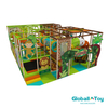 indoor playground entrance arch jungle theme with soft play design and obstacles
